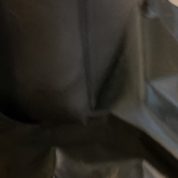 Karl Lagerfeld Black Leather Tote with Silver Accents - Picture 12 of 12